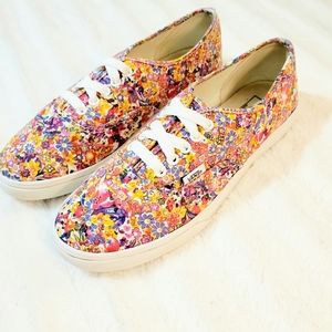 Vans floral slim low